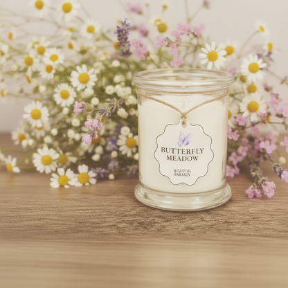 Butterfly Meadow- 8 oz Candle