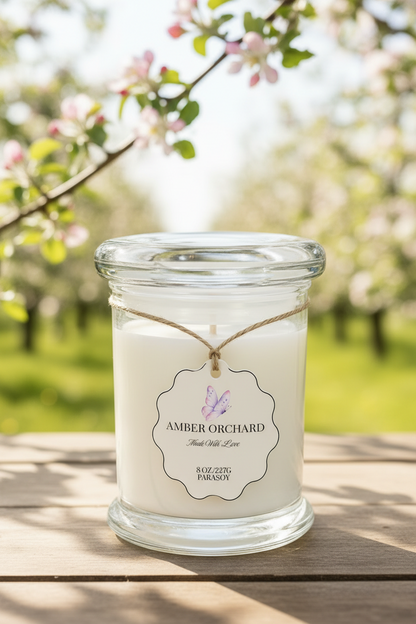 Amber Orchard- 8oz Candle