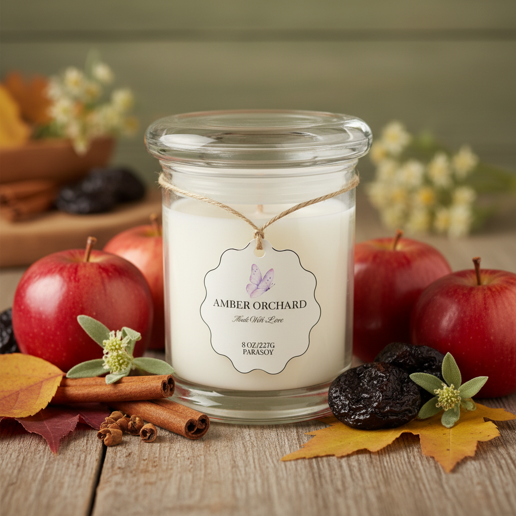 Amber Orchard - Styled with Actual Jar & Tag