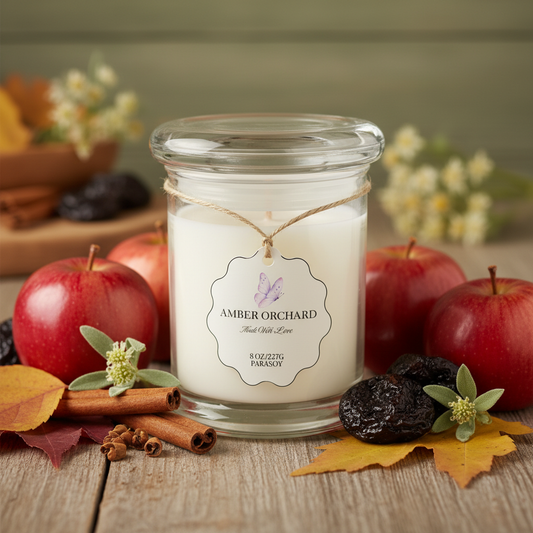 Amber Orchard - Styled with Actual Jar & Tag