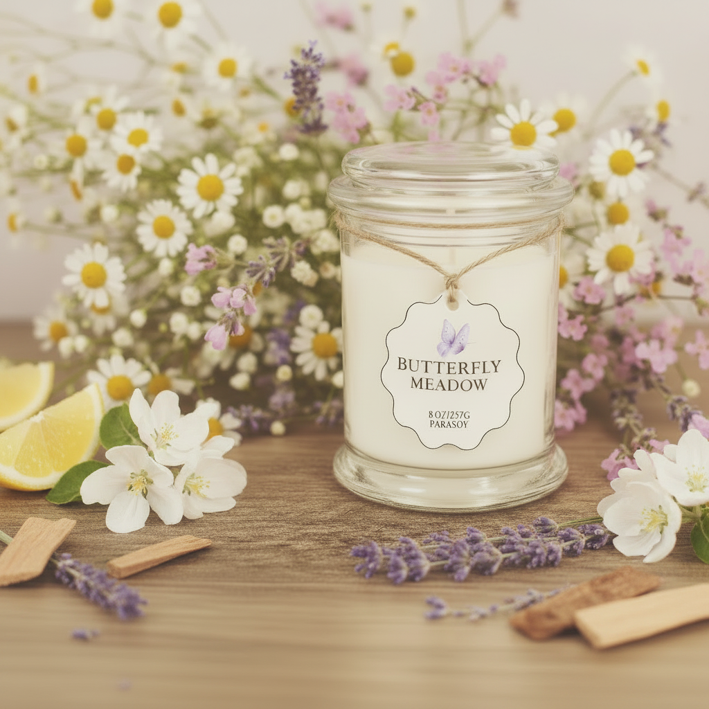 Butterfly Meadow Candle