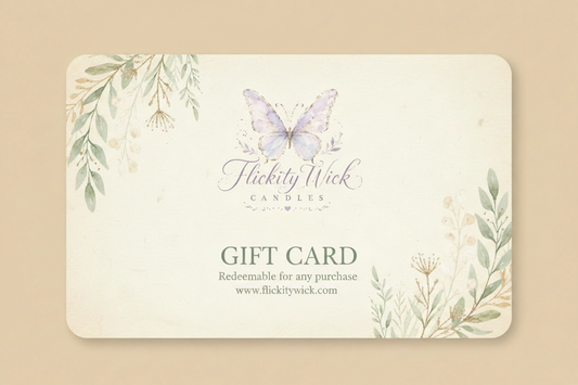 Flickity Wick Candles Gift card